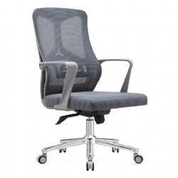 Pp armrest middle back mesh swivel chair