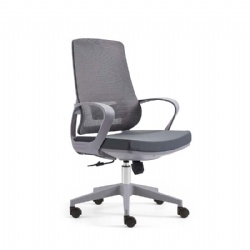 Pp armrest middle back mesh swivel chair