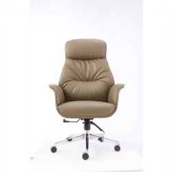 Comfortable high back pu swivel chair for office