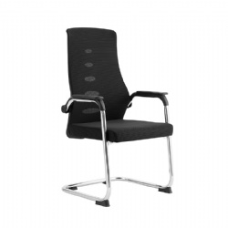 Full pp with mesh back fabric seat meeting chair