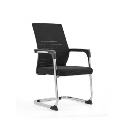 Pp with mesh back fabric seat visitor chair